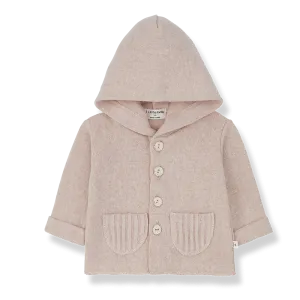 1 in the Family Baby Pink Hooded Jacket