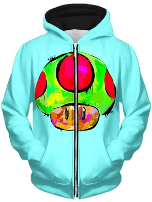 1 Up Unisex Zip-Up Hoodie