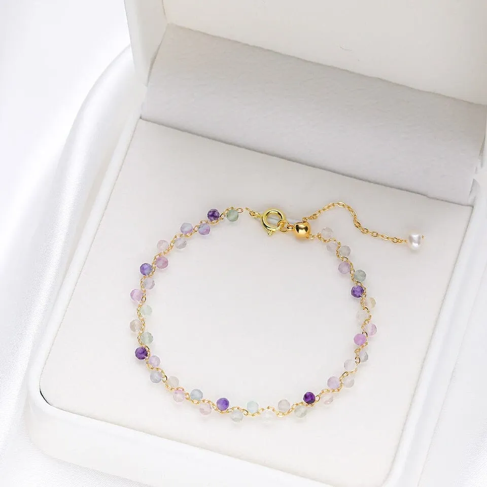 3MM Natural Stone Tourmaline Bracelet