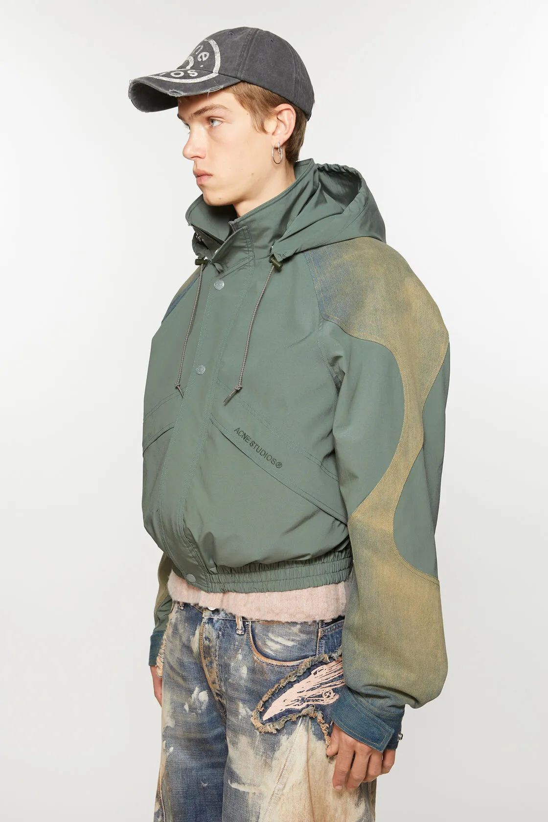 ACNE STUDIOS - Men Long Sleeve Hooded Jacket