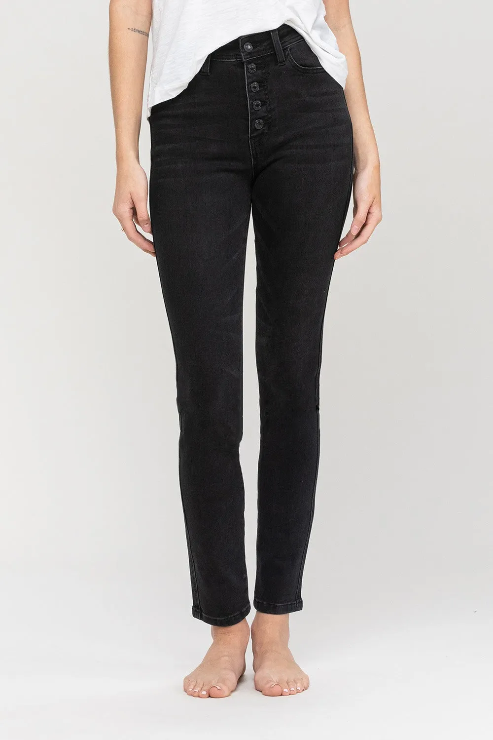 Annabelle Button Fly Skinny Jean FINAL SALE