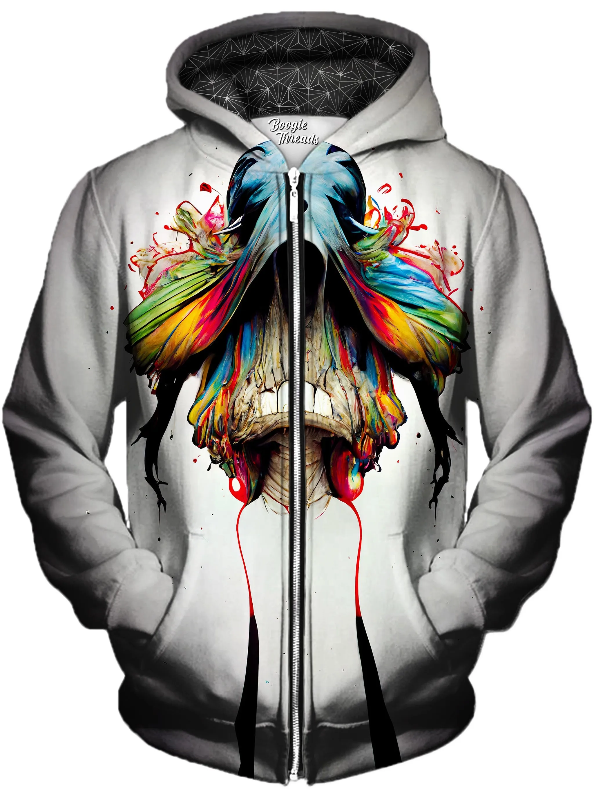 Awoken Reflection Unisex Zip-Up Hoodie