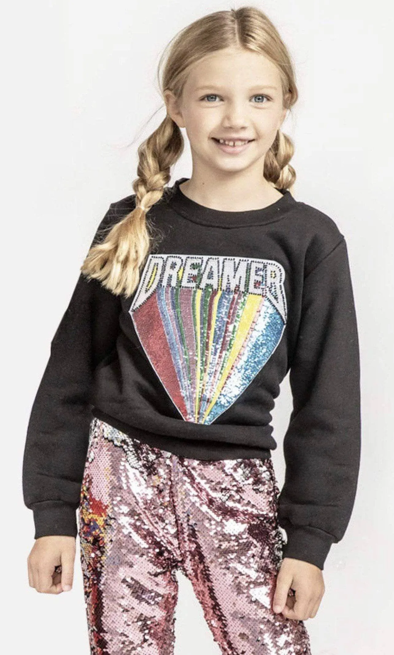 Beaded Dreamer Patch Sweatshirt