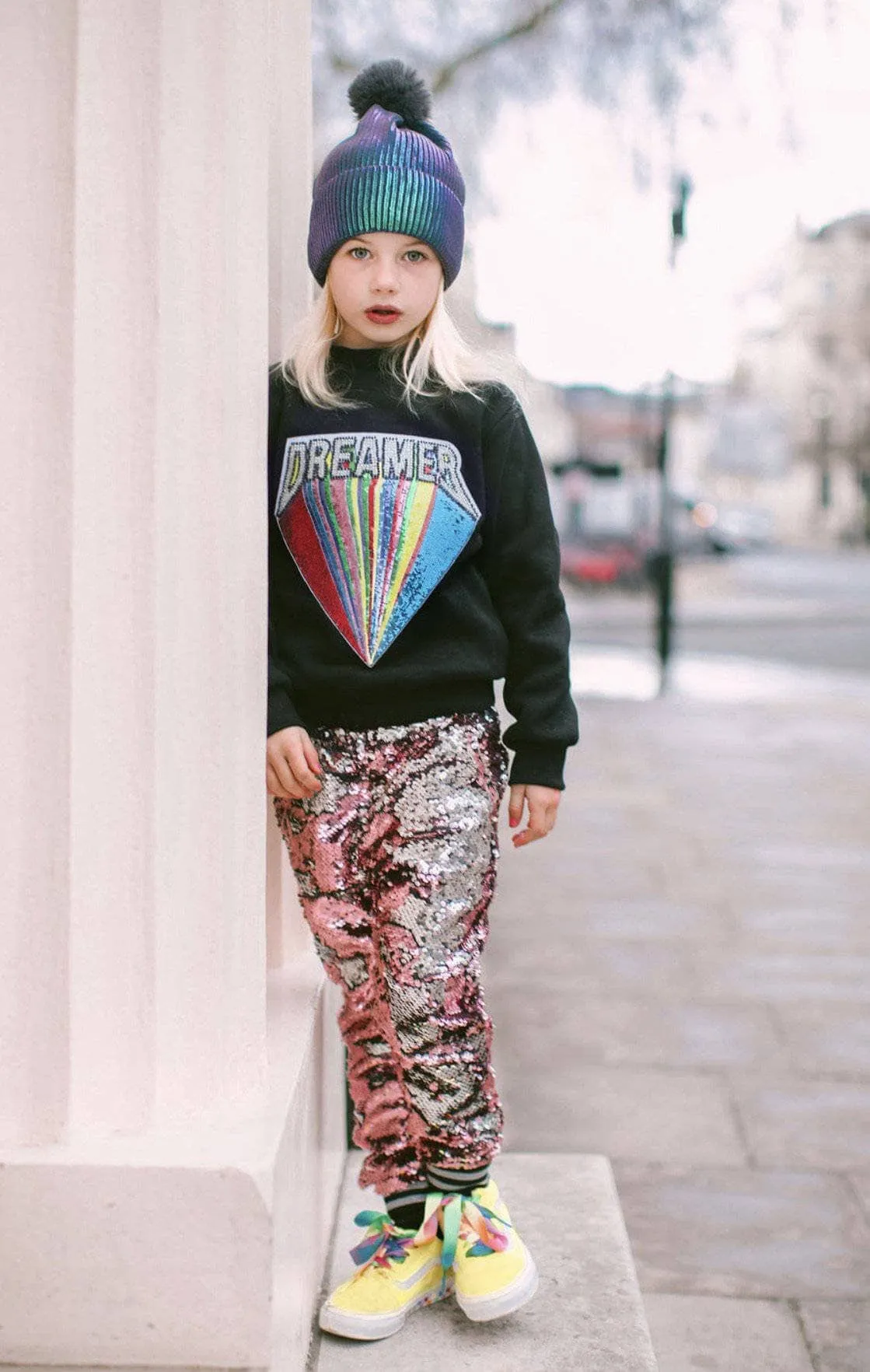 Beaded Dreamer Patch Sweatshirt