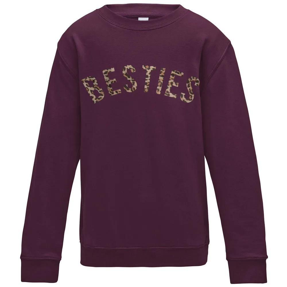 Besties Leopard Matching Sweatshirts (MRK X)