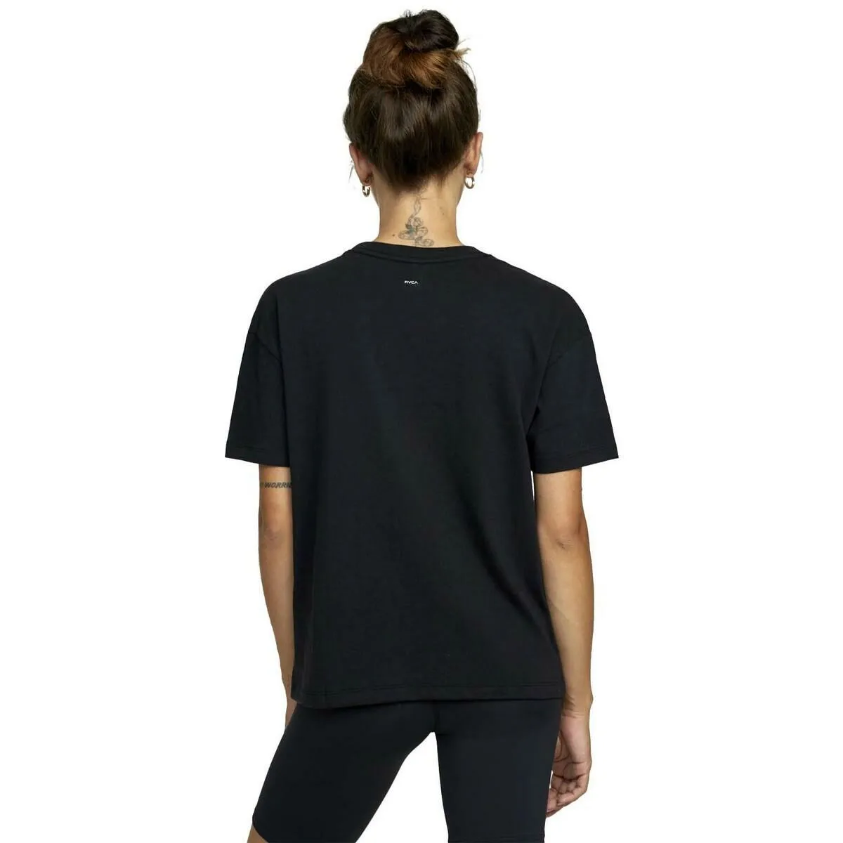 Black RVCA VA Essential Ladies T-Shirt