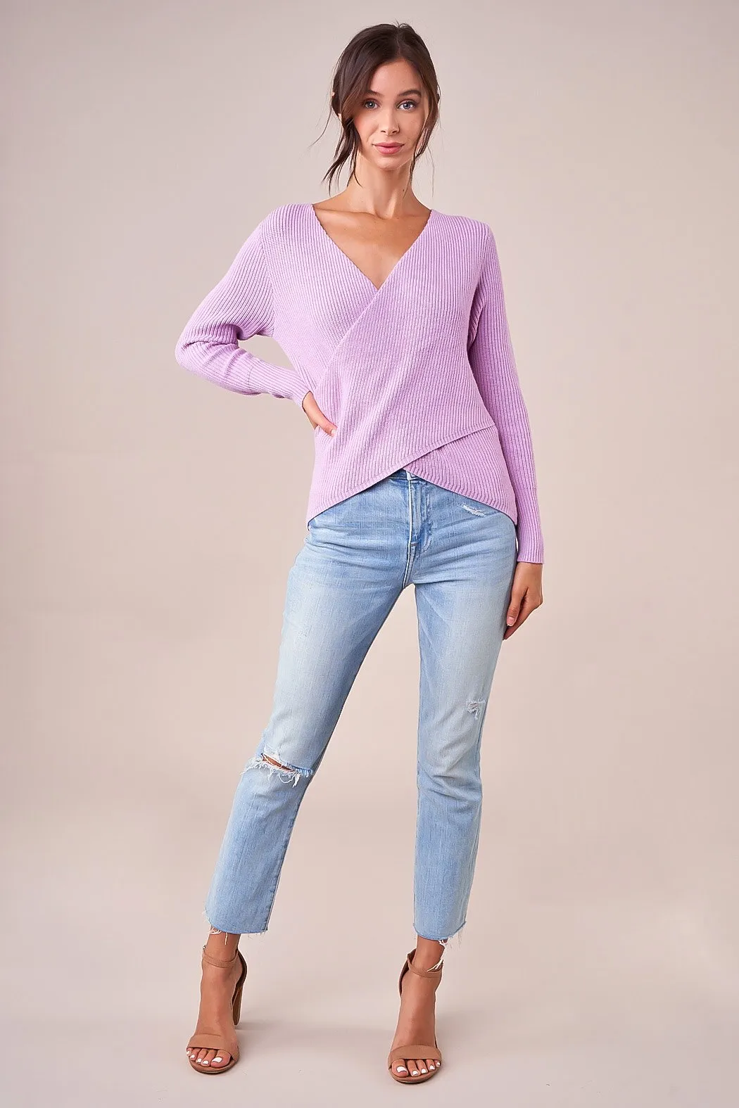 Britt Wrap Sweater