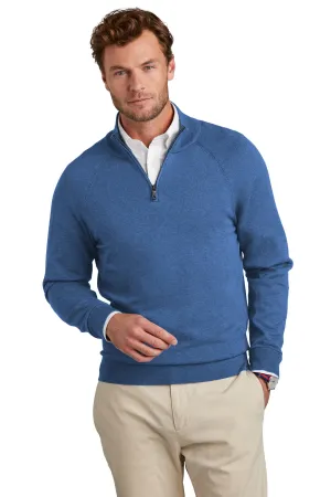 Brooks Brothers Cotton Stretch 1/4-Zip Sweater