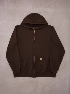 Brown Carhartt Original Fit Zip Up (XL)