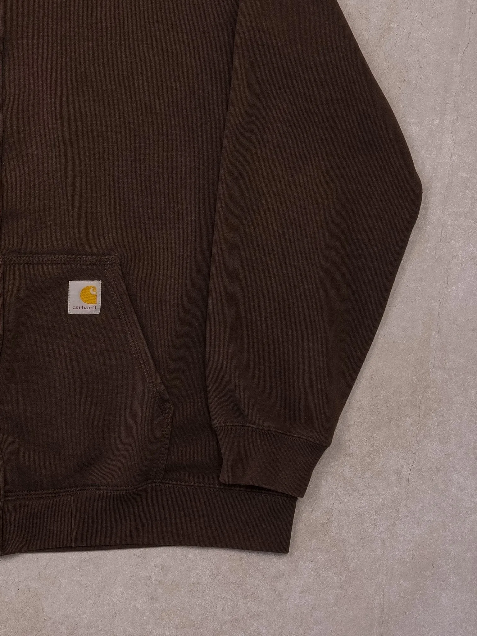 Brown Carhartt Original Fit Zip Up (XL)