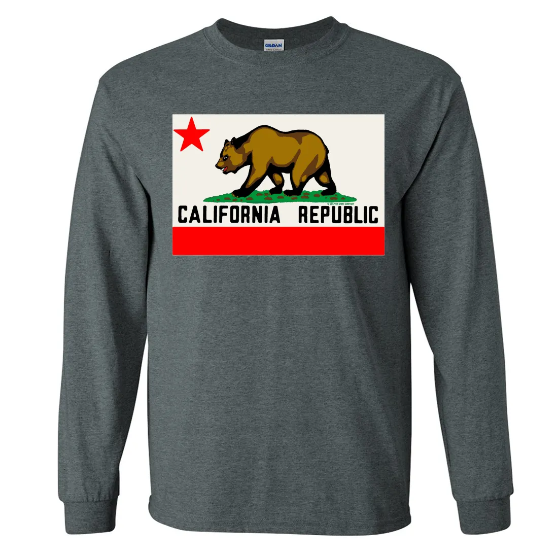 California Republic Original Bear Flag Long Sleeve Shirt