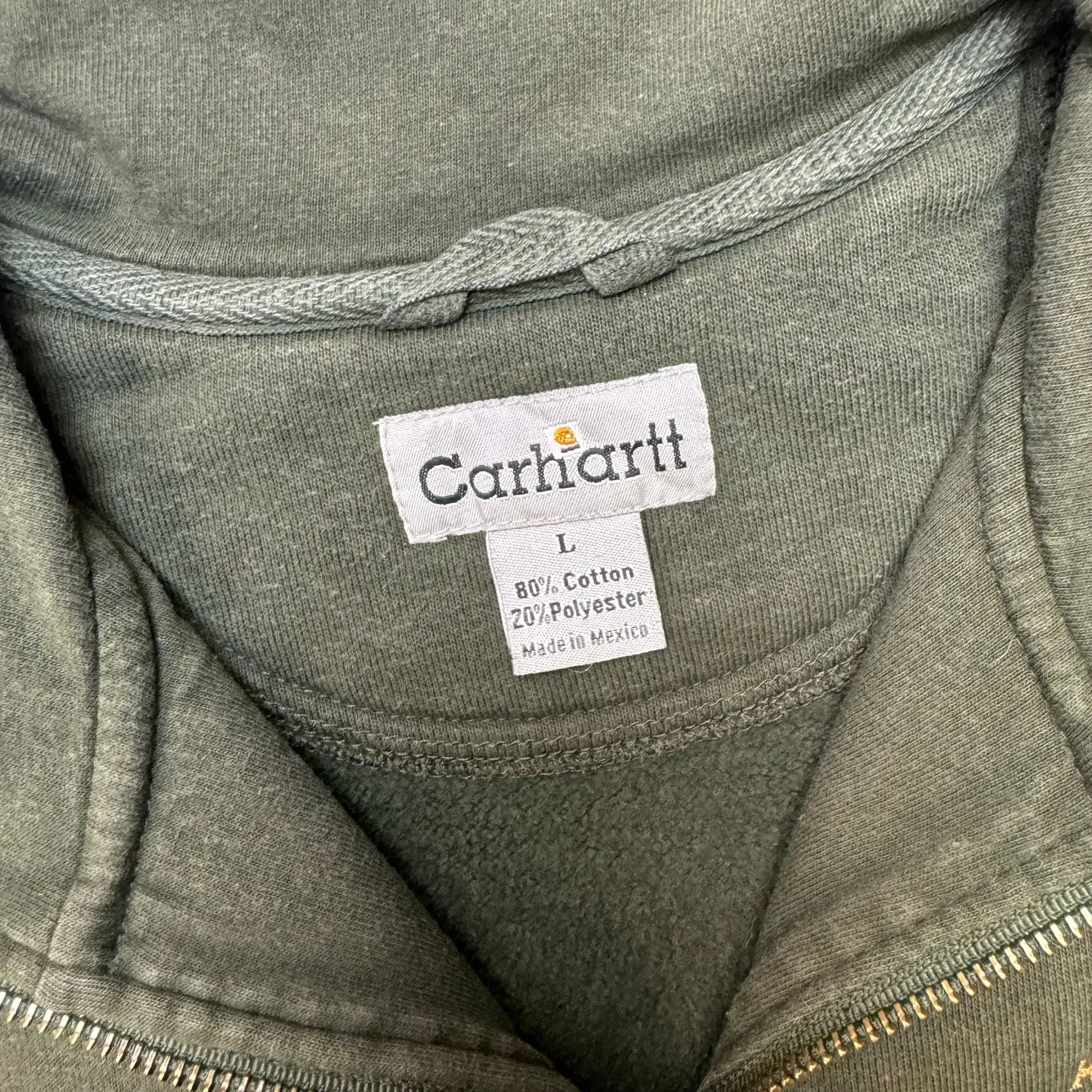 Carhartt Quarter-Zip Sweatshirt Green