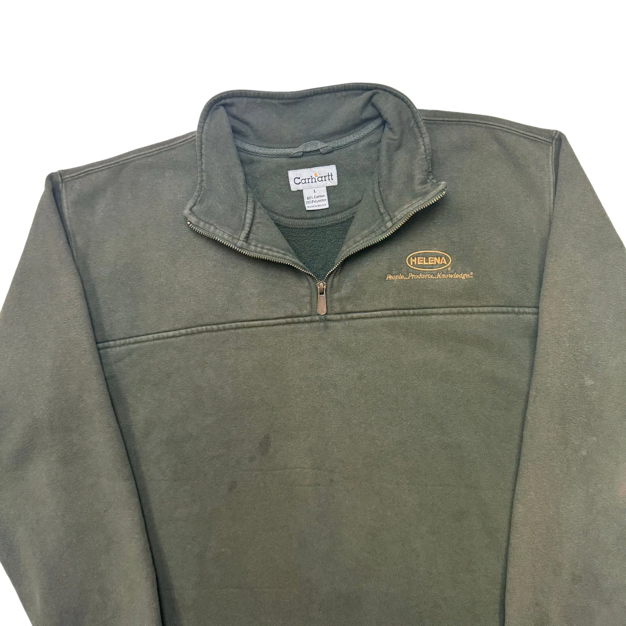 Carhartt Quarter-Zip Sweatshirt Green