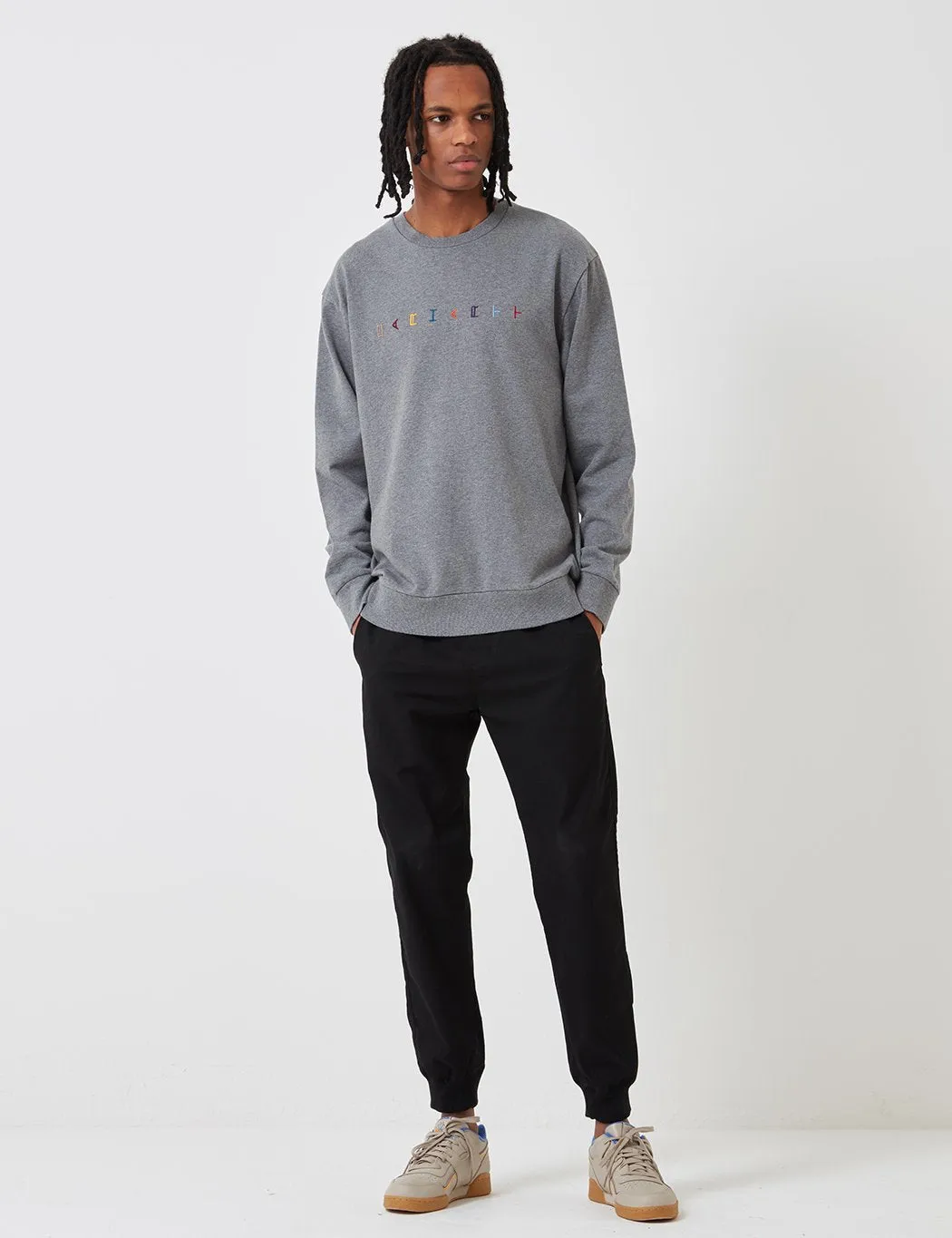 Carhartt-WIP Horizontal Sweatshirt - Dark Heather Grey