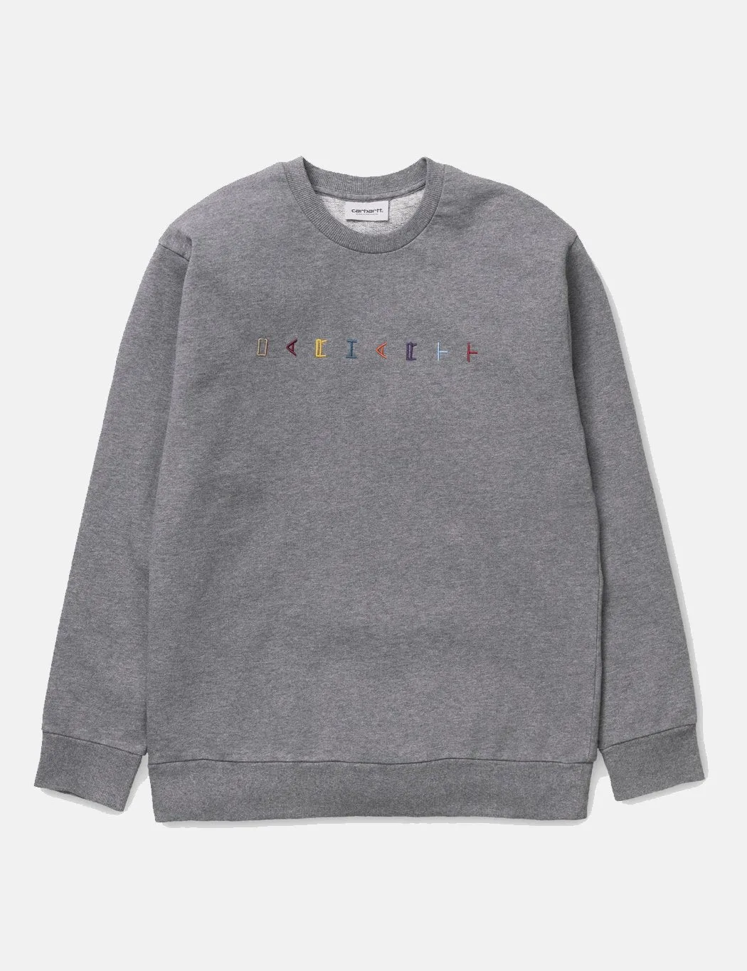 Carhartt-WIP Horizontal Sweatshirt - Dark Heather Grey