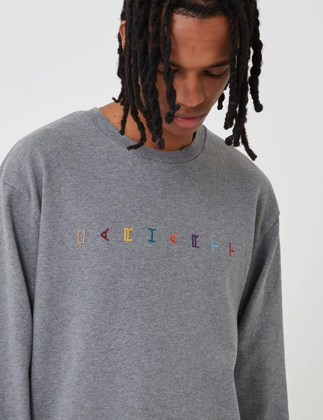 Carhartt-WIP Horizontal Sweatshirt - Dark Heather Grey