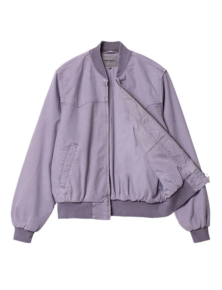 Carhartt WIP Womens Santa Fe Bomber Arrenga Faded