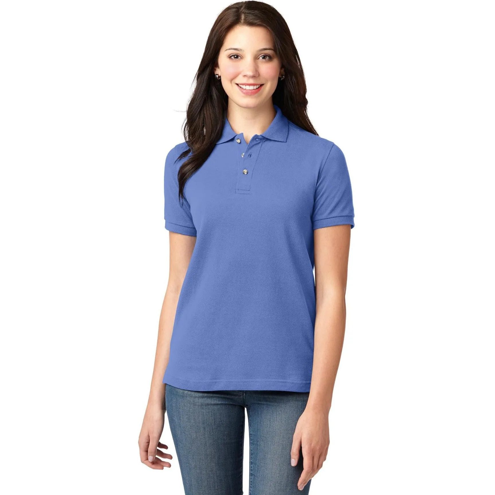 CLOSEOUT - Port Authority Ladies Heavyweight Cotton Pique Polo