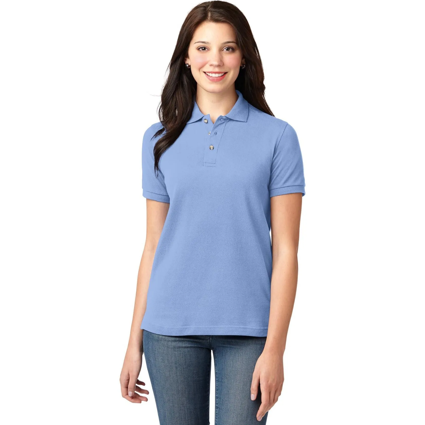 CLOSEOUT - Port Authority Ladies Heavyweight Cotton Pique Polo