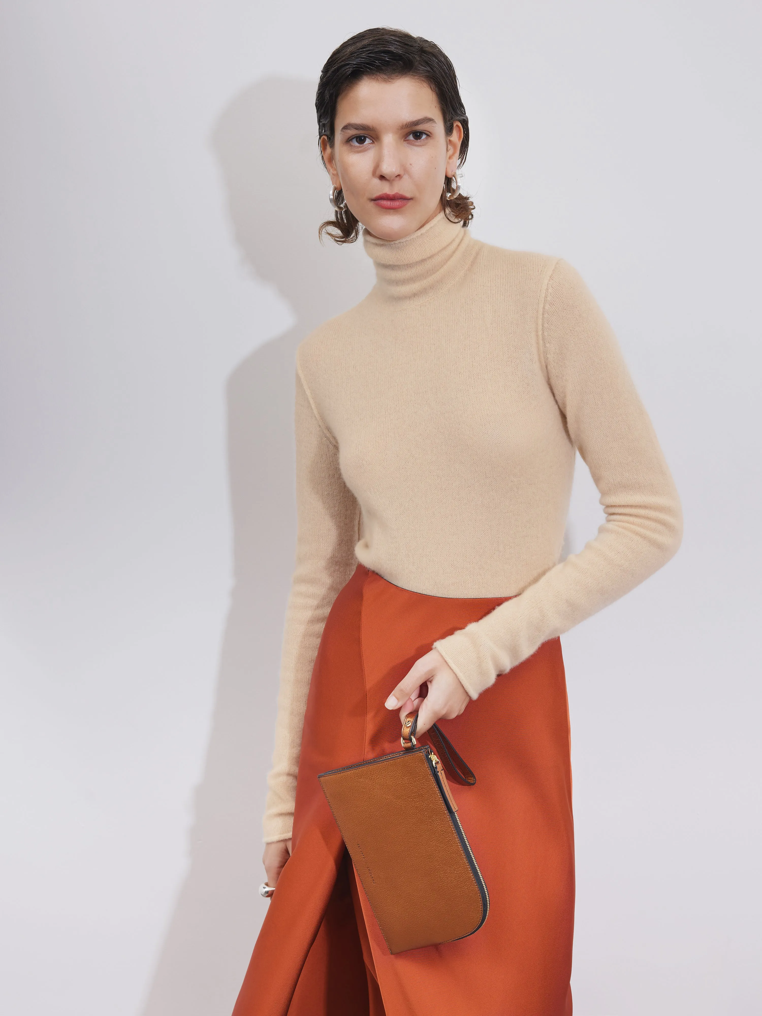 Cloud Cashmere Roll Neck | Cream