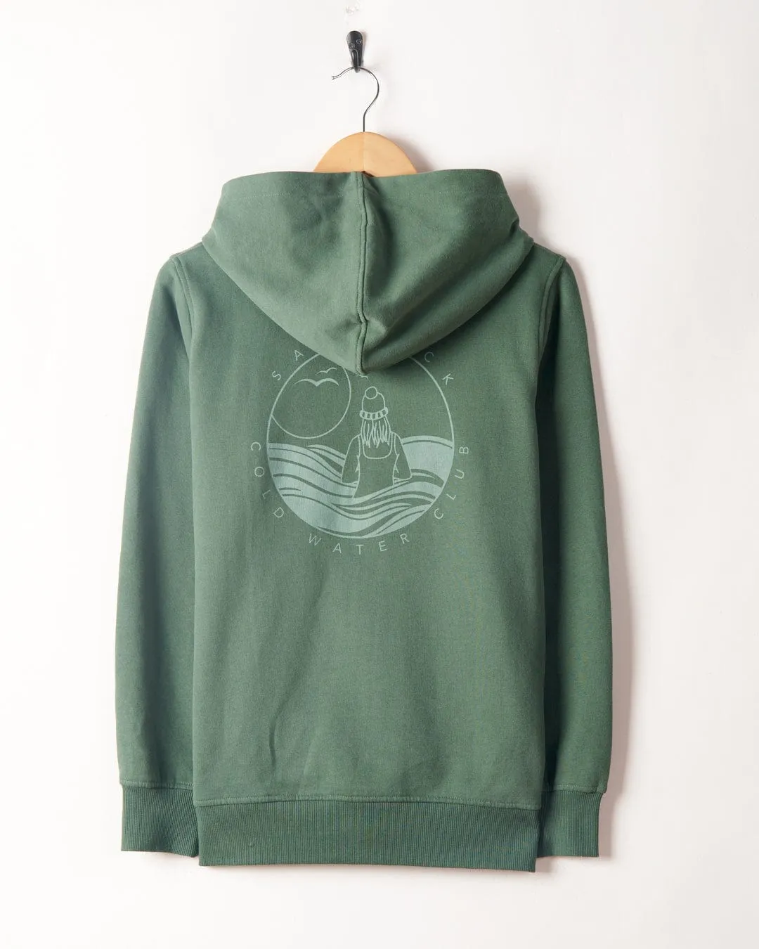 Coldwater Club - Ladies Zip Hoodie - Green