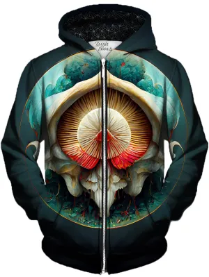 Conscious Crash Unisex Zip-Up Hoodie