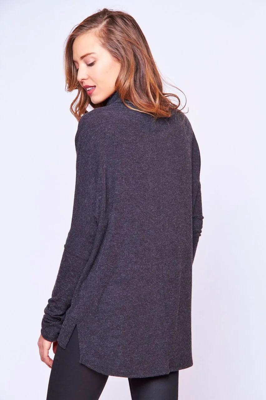 COWL NECK SWEATER