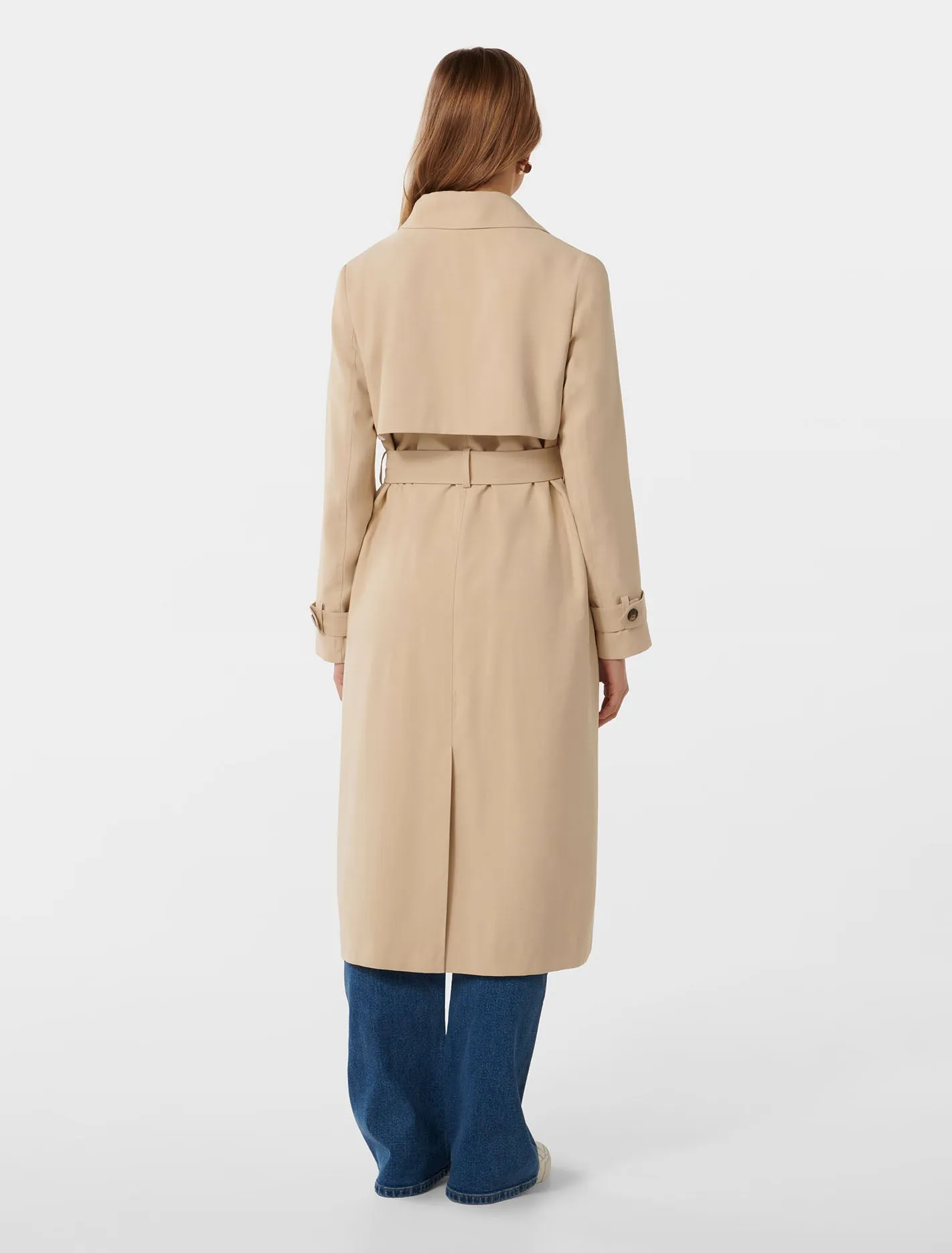 Darlah Single Breasted Soft Trench Coat