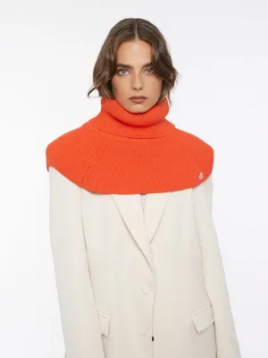 DEAN knit collar - clementine