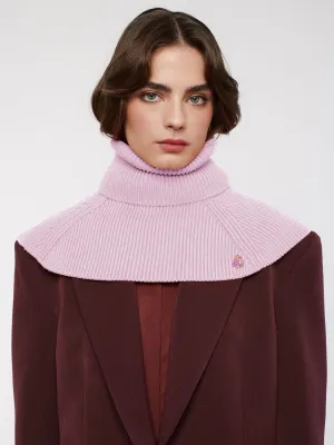 DEAN knit collar - orchid