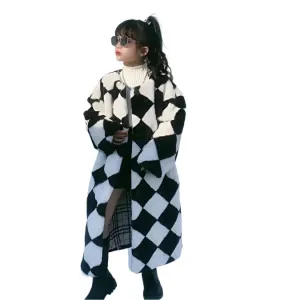 Diamond Checker Coat