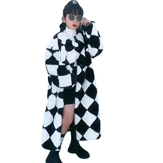 Diamond Checker Coat