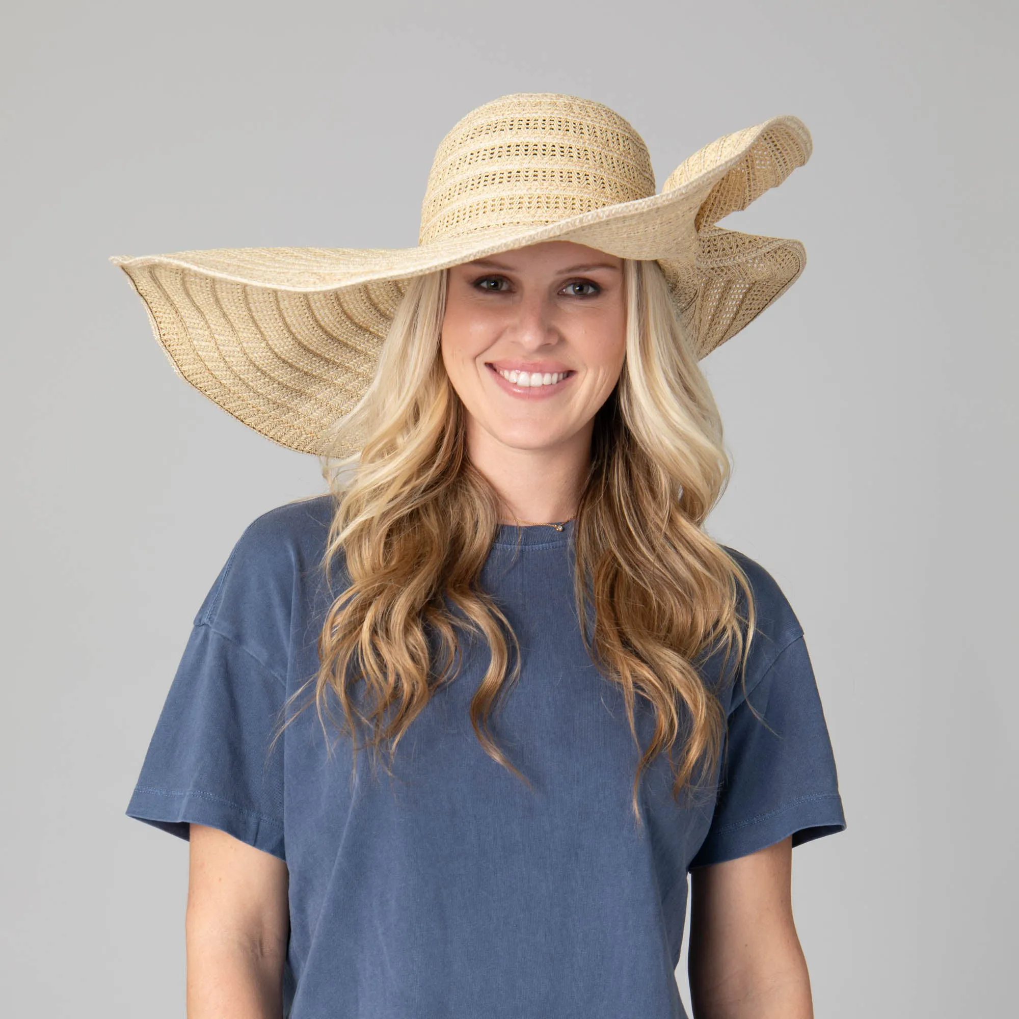 Dune -  Women's Wide Brim Round Crown Floppy