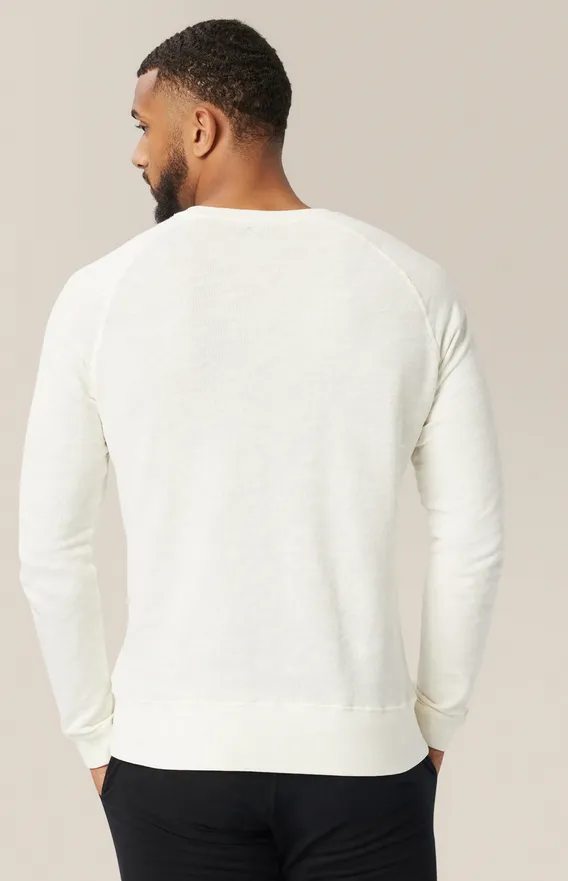 Good Man Varsity Crew, White/Natural