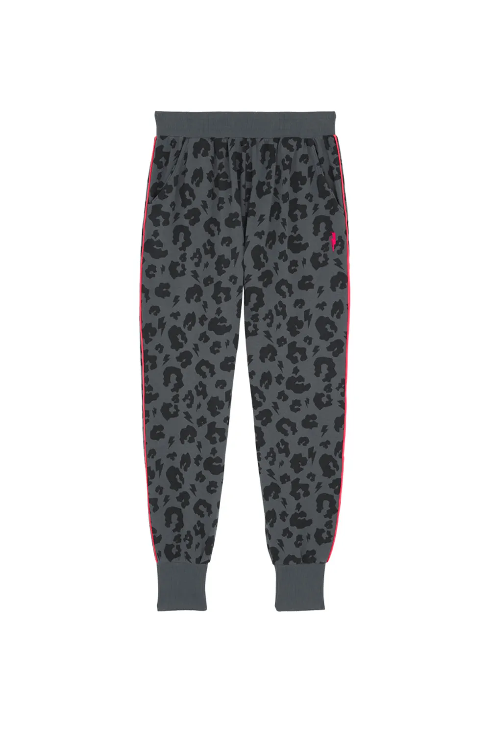 Grey Leopard Cosy Joggers