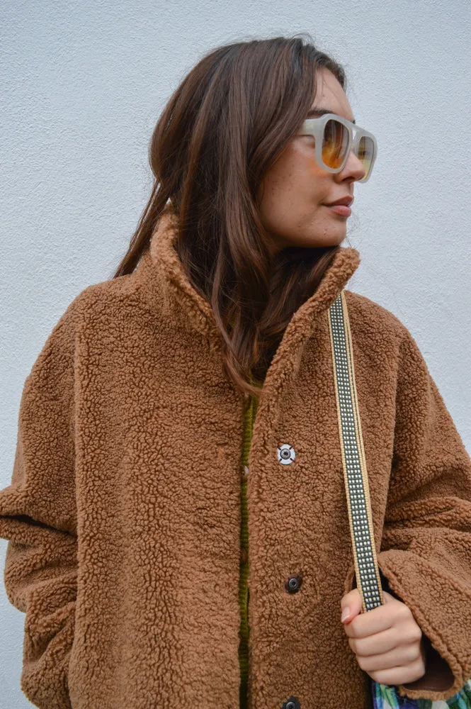 Indi & Cold Abrigo Chocolate Coat