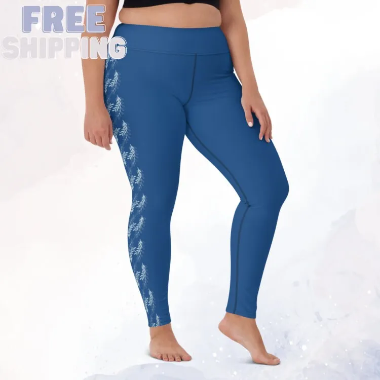 Indigo Blue Side Detail Comfy Leggings