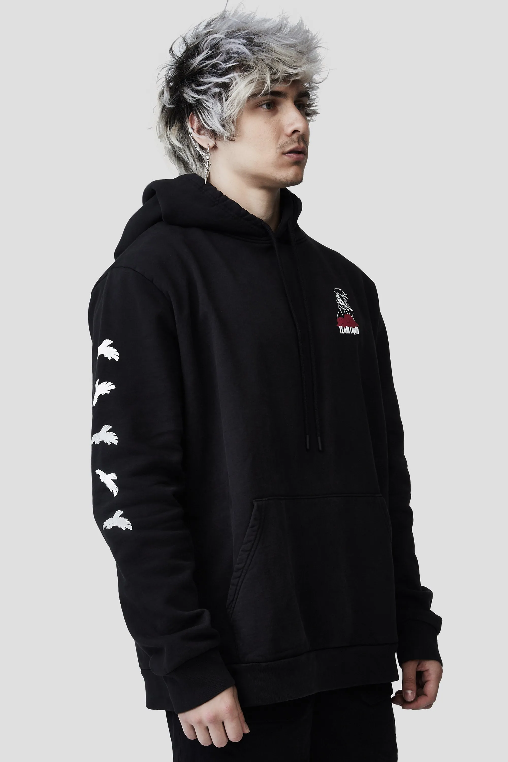 LIQUID x NARUTO AKATSUKI DEIDARA ARTWORK HOODIE