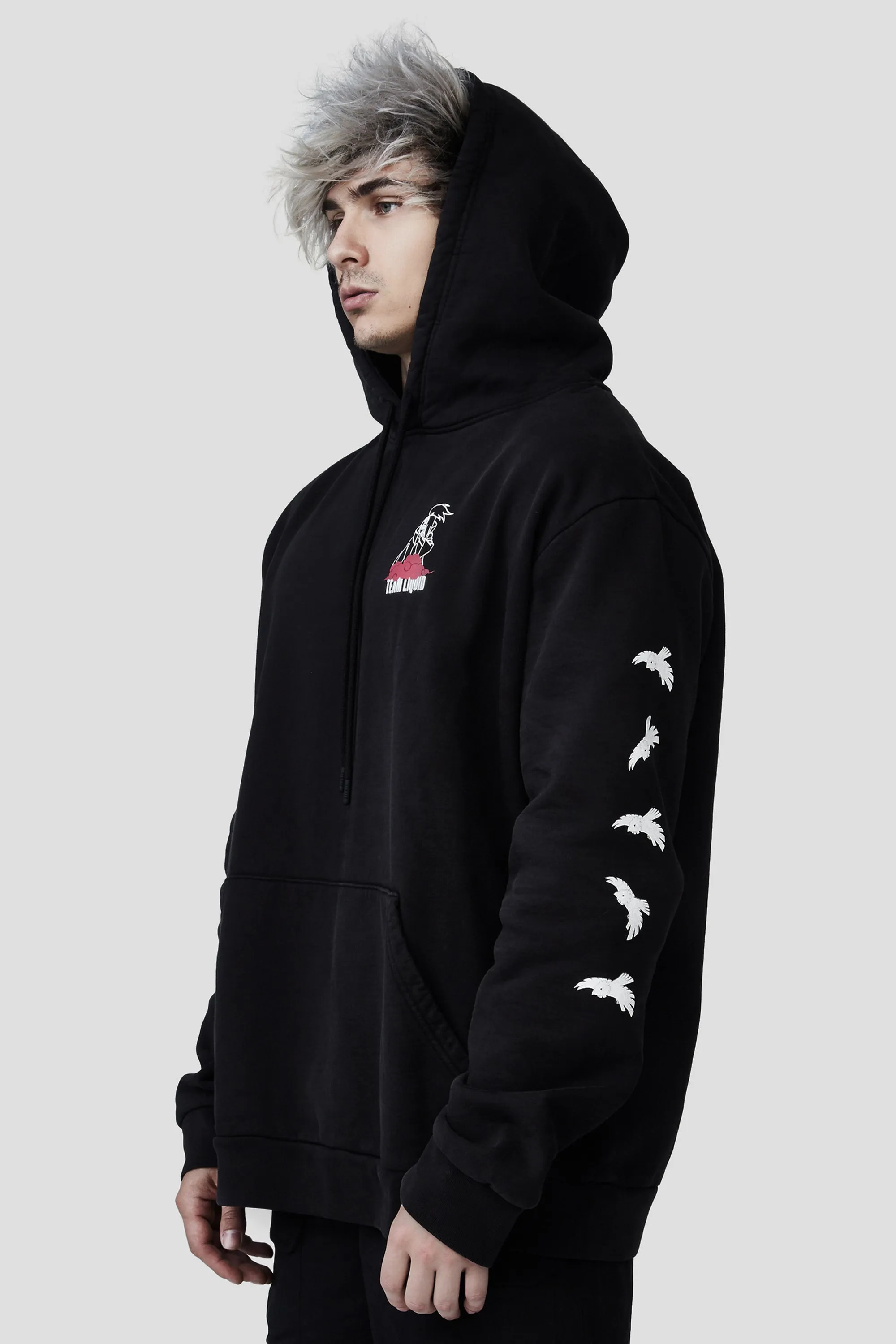 LIQUID x NARUTO AKATSUKI DEIDARA ARTWORK HOODIE