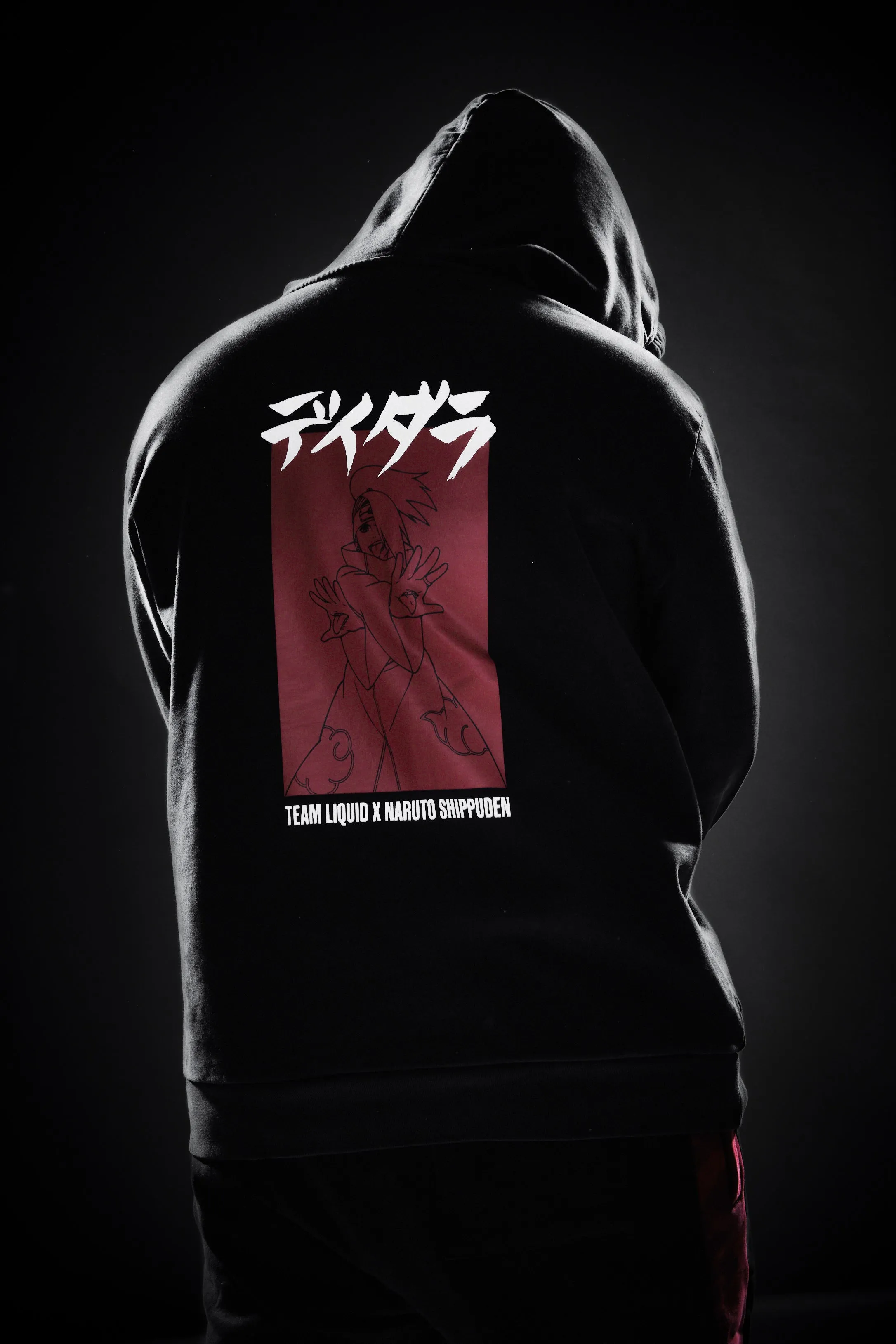 LIQUID x NARUTO AKATSUKI DEIDARA ARTWORK HOODIE