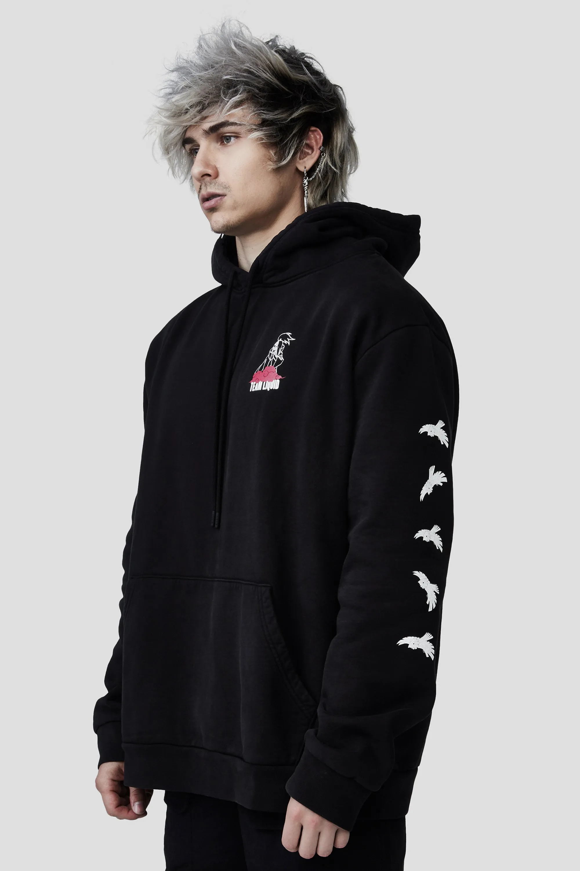 LIQUID x NARUTO AKATSUKI DEIDARA ARTWORK HOODIE