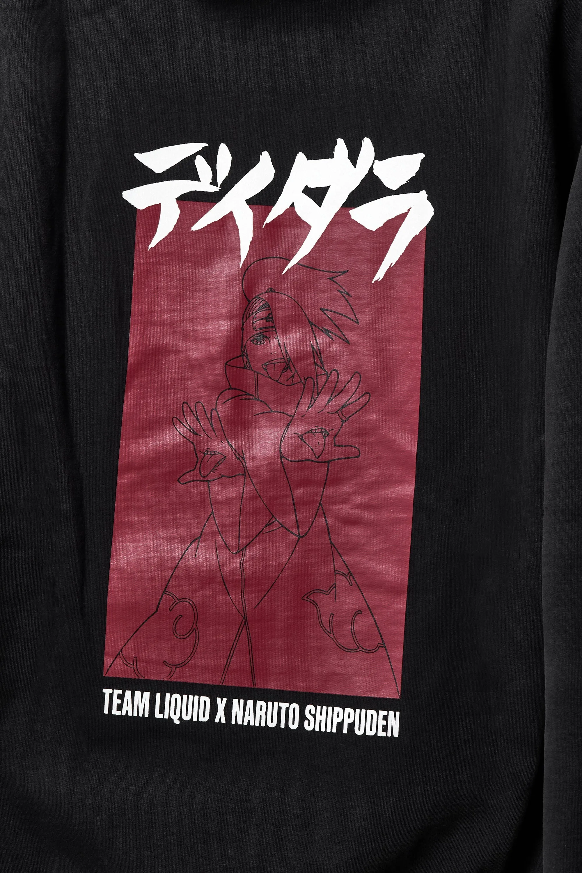 LIQUID x NARUTO AKATSUKI DEIDARA ARTWORK HOODIE