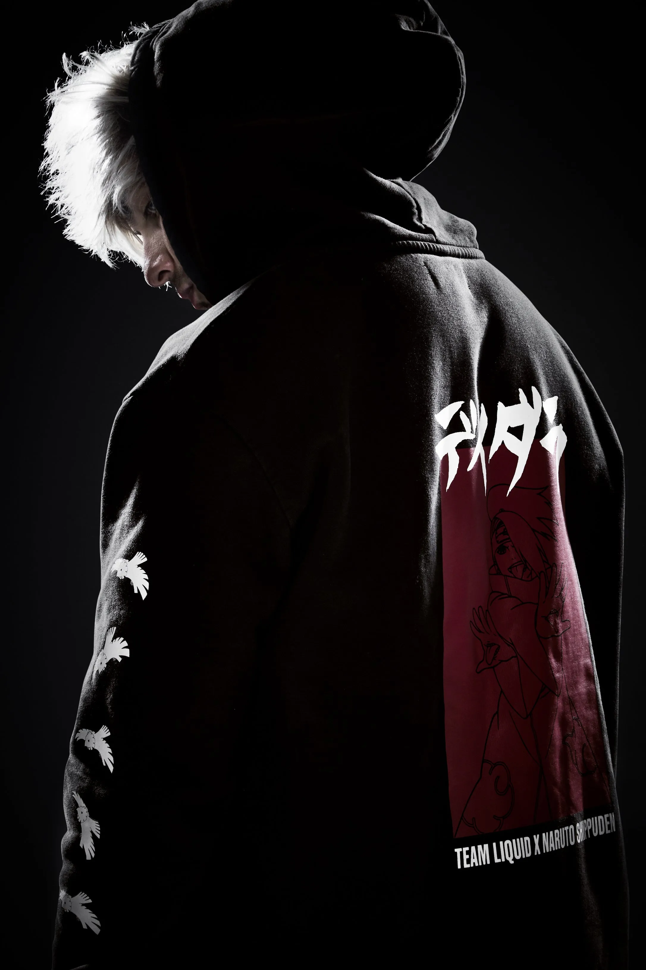 LIQUID x NARUTO AKATSUKI DEIDARA ARTWORK HOODIE