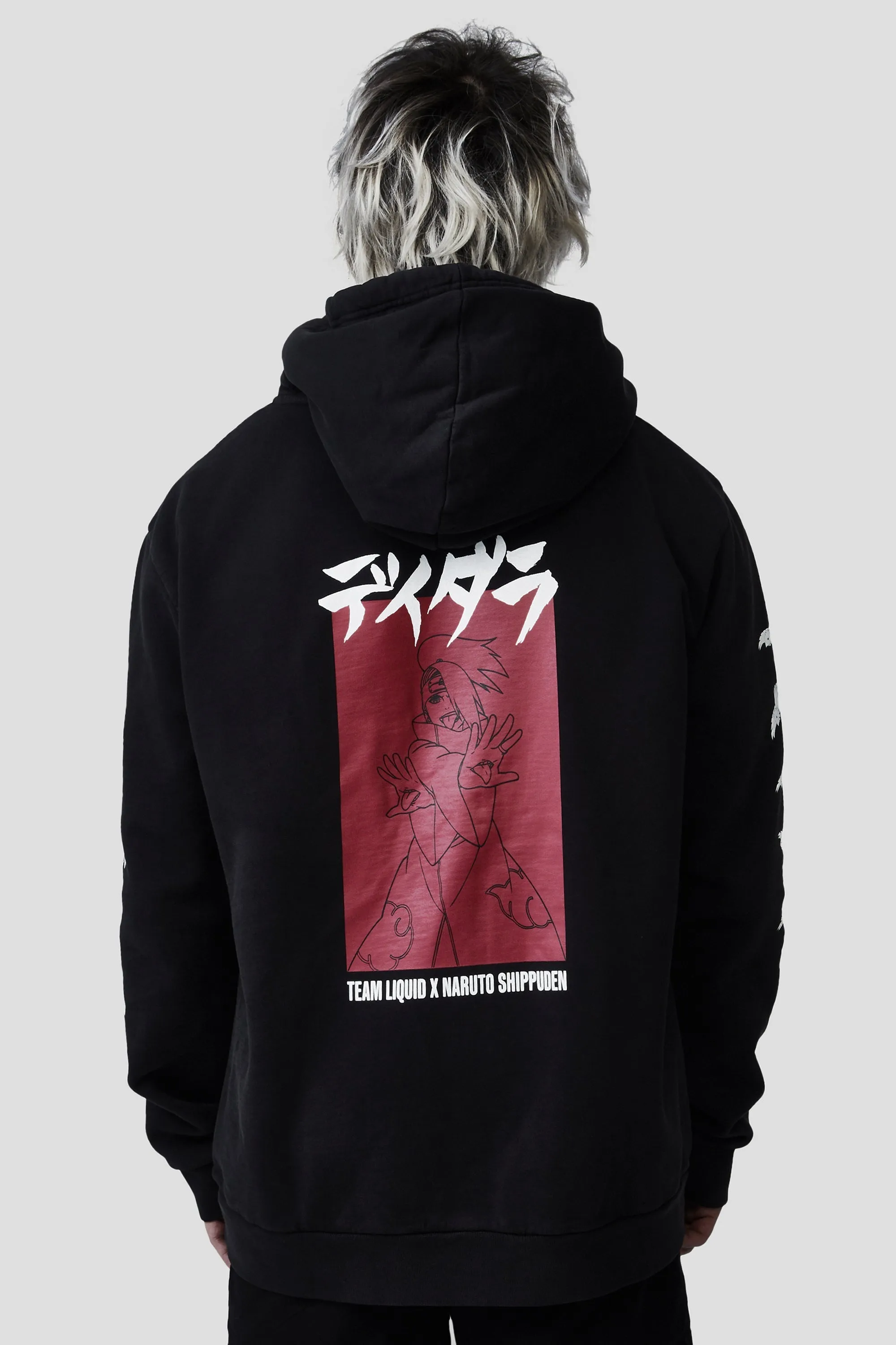 LIQUID x NARUTO AKATSUKI DEIDARA ARTWORK HOODIE