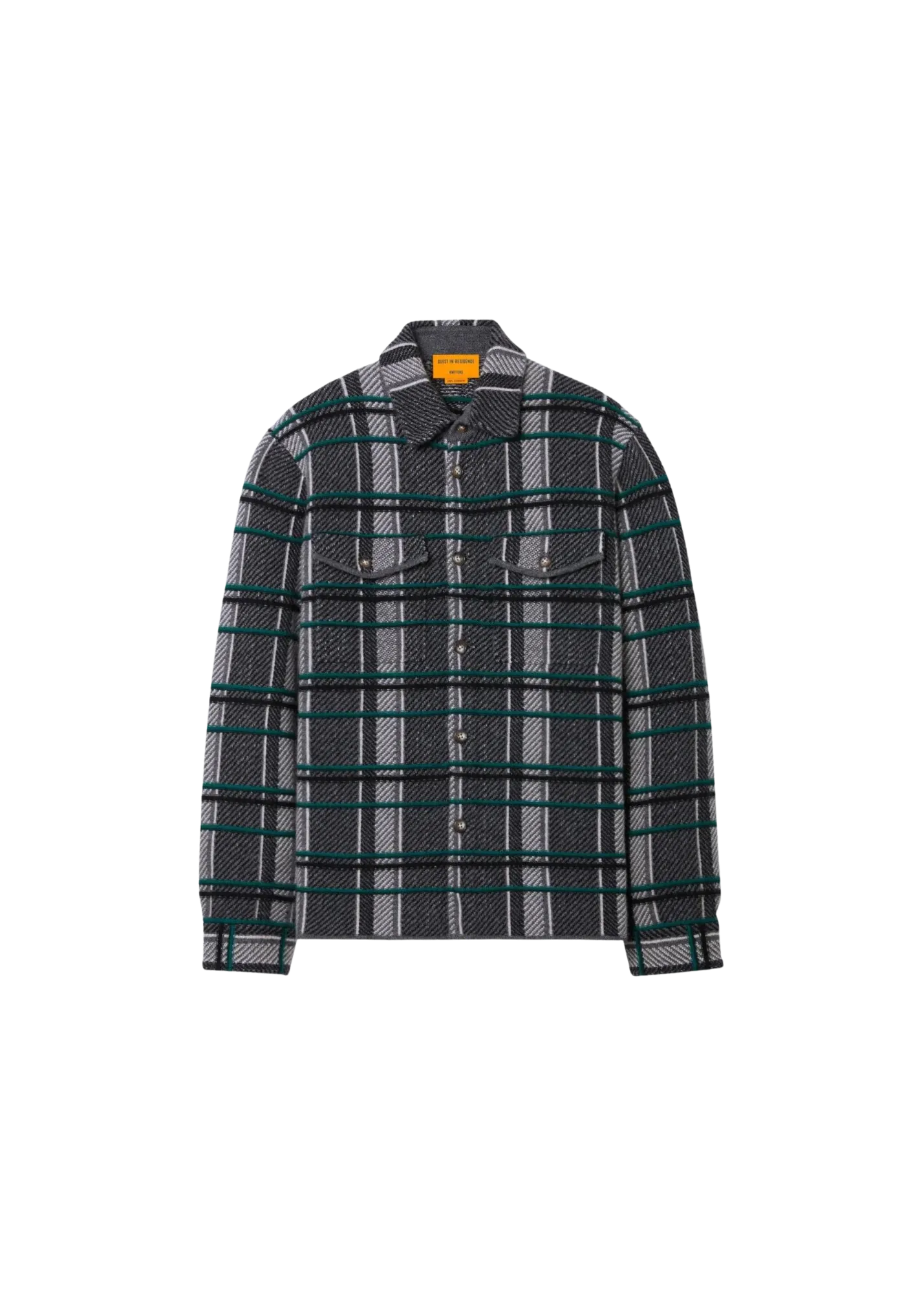 Plaid Work Shirt in Charcoal Combo