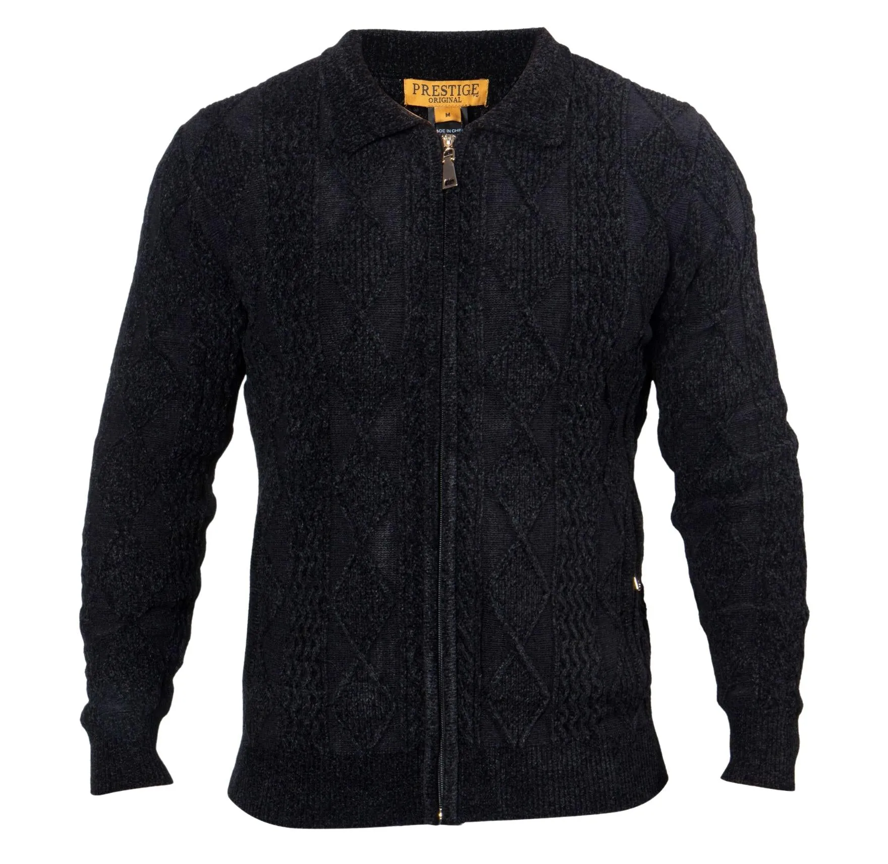 Prestige CH-480 Long Sleeve Sweater - Black