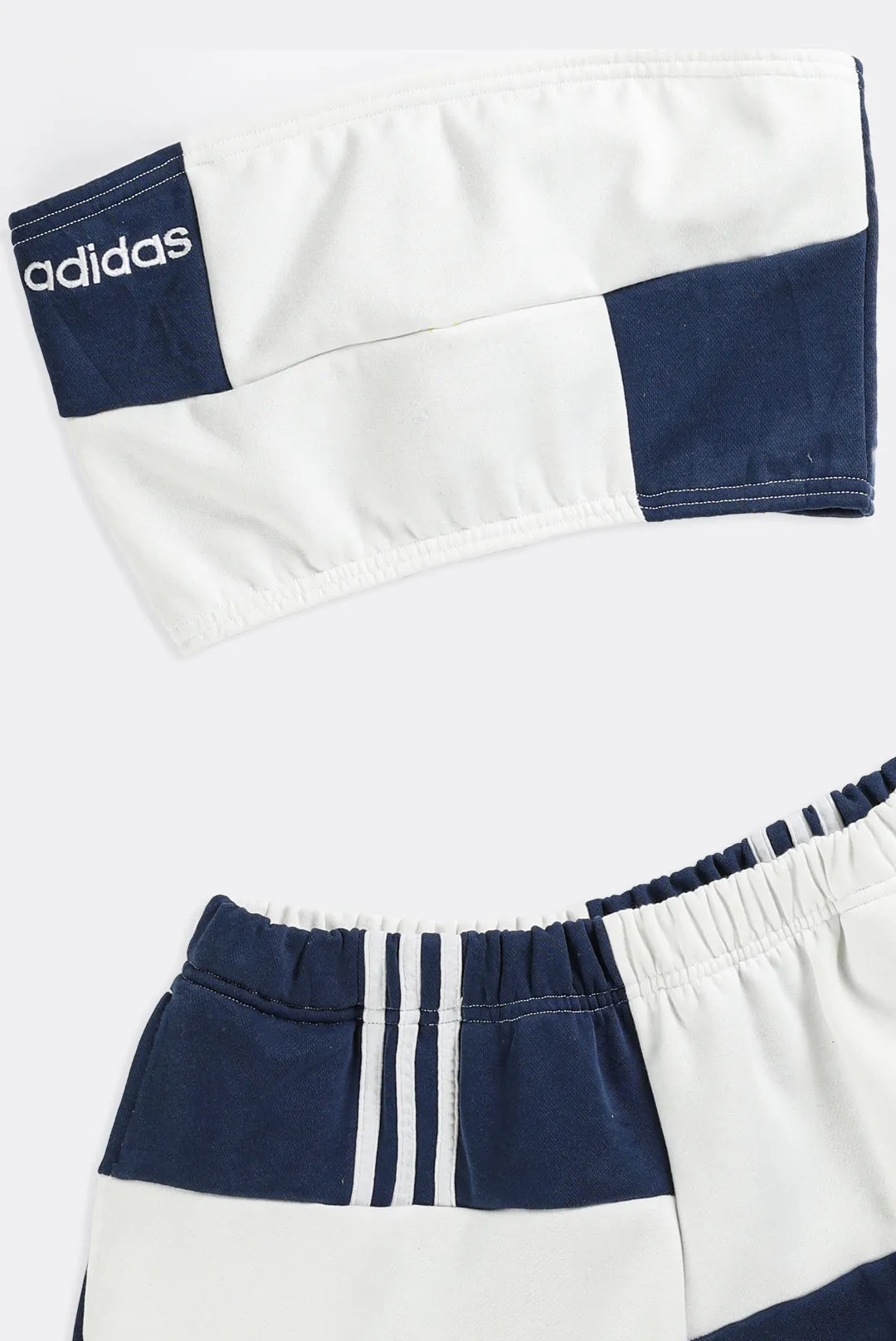 Rework Adidas Patchwork Sweatshorts Set - XS, S, M, L, XL