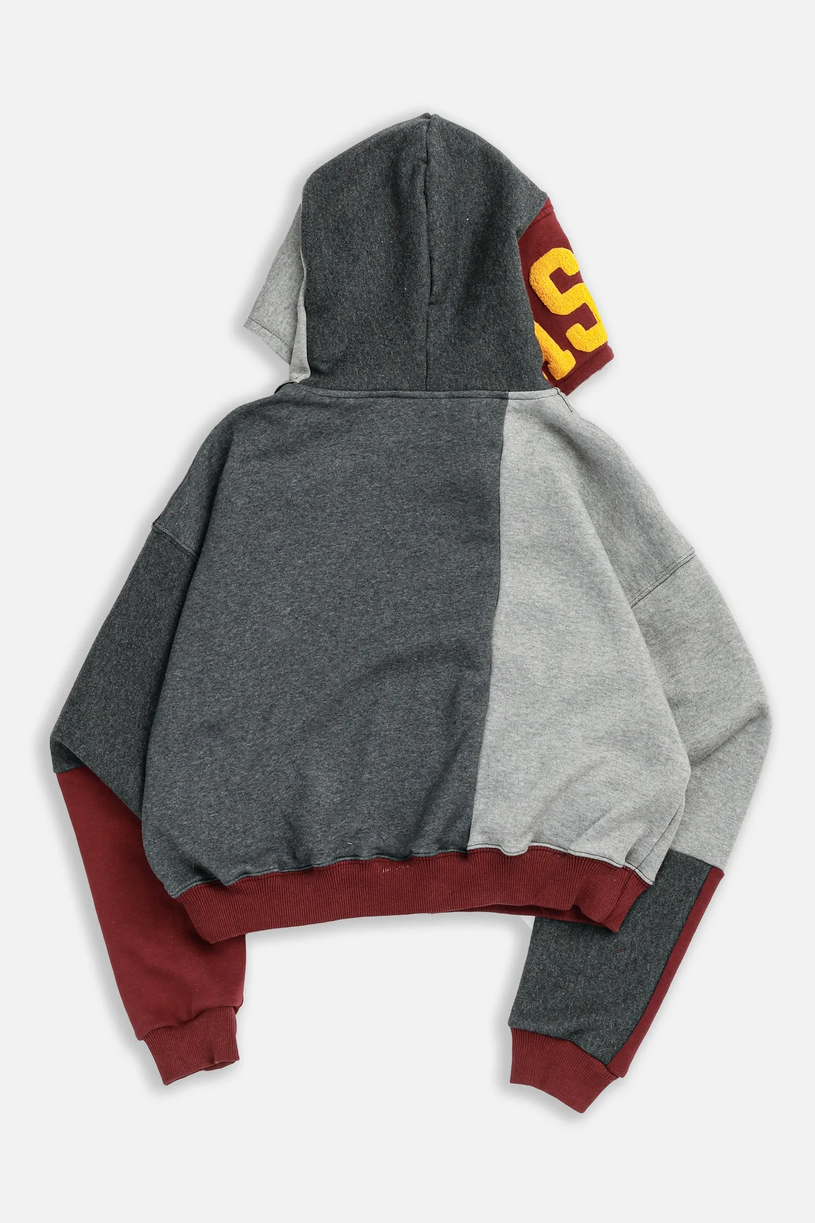 Rework Arizona State Crop Zip Hoodie - XS