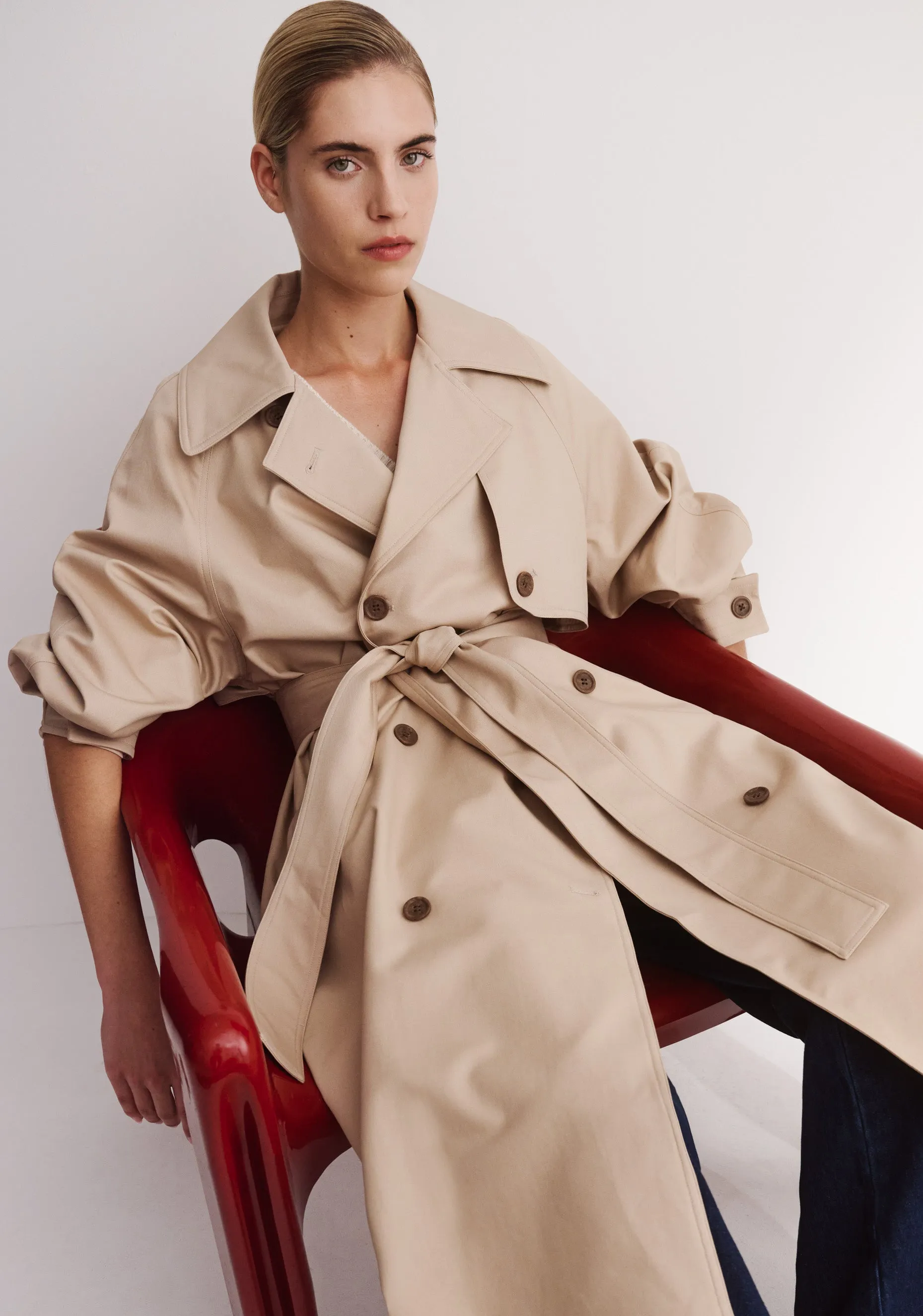 Rory Trench Coat_Biscuit