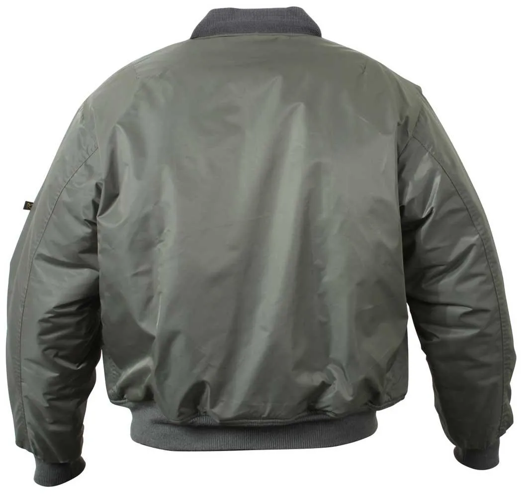 Rothco Mens Classic MA-1 Nylon Flight Jacket